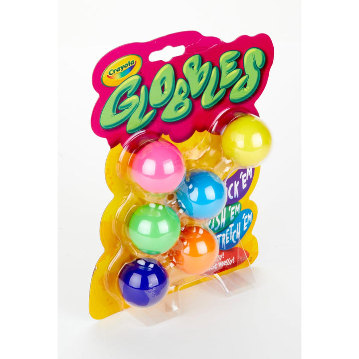 Globbles Fidget Toy (6ct), Sticky Fidget Balls, Squish Gift for Kids, Sensory Toys for Kids, Stress Toy, Ages 4, 5, 6