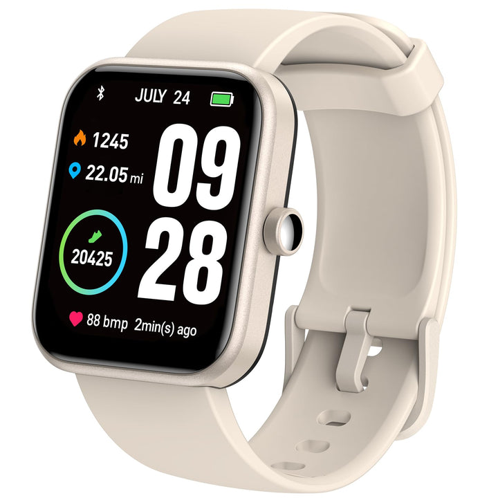 S2 Smart Watch Alexa Built-in Fitness Tracker with Heart Rate and Blood Oxygen Monitor, Sleep Monitor 5ATM Waterproof 1.69-inch HD Color Touchscreen for Men Women Compatible with iPhone & Android
