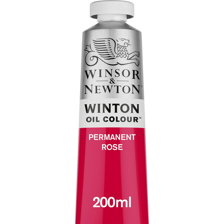 Winsor & Newton Winton Oil Color, 200ml (6.75-oz) Tube, Permanent Rose