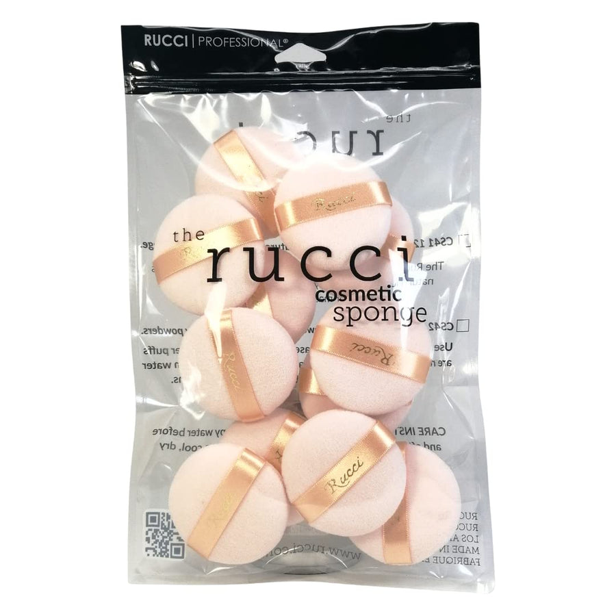 Cosmetic Replaceable and Super Washable Sponge Powder Puffs 12 Count