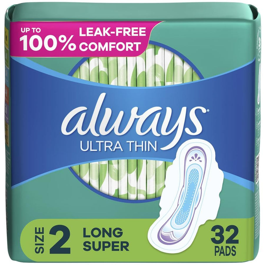 Ultra Thin pads Super with Flexi-Wings unscented 32 Count