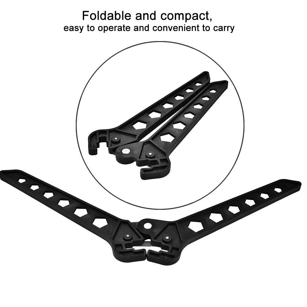 Archery Bow Stand, Folding Portable Compound Bow Limb Clamp Kick Stand Holder Legs Rack Bracket For Archery Target Shooting For Target Shooting Hunting Range Compound Bows Mathews Bow Stand For C