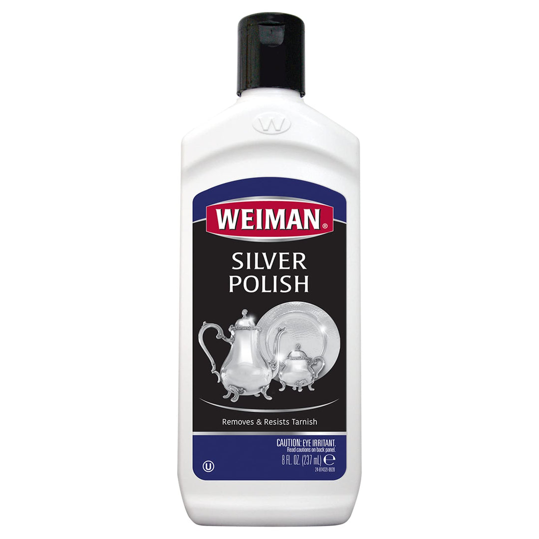 Silver Polish and Cleaner - 8 Ounce - Clean Shine and Polish Safe Protective Prevent Tarnish