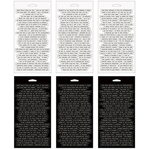 Small Talk Stickers , 8.25 x 4.25 Inch Sheet Size, 296 Stickers, Black/White, TH93193