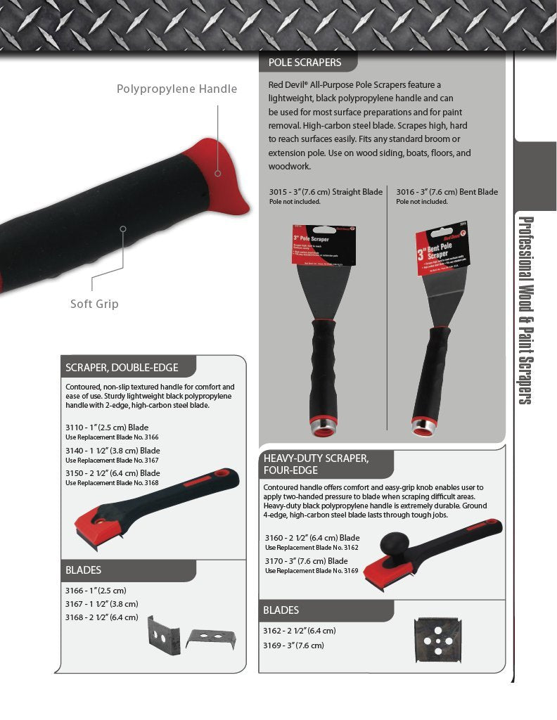 3016 Pole Scraper, 3-Inch