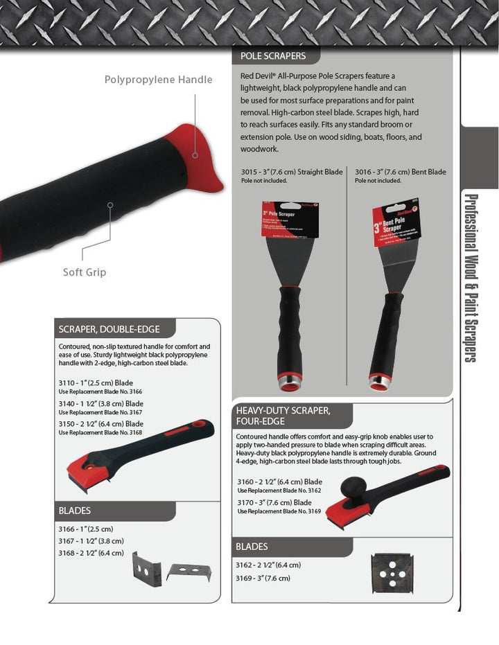 3016 Pole Scraper, 3-Inch