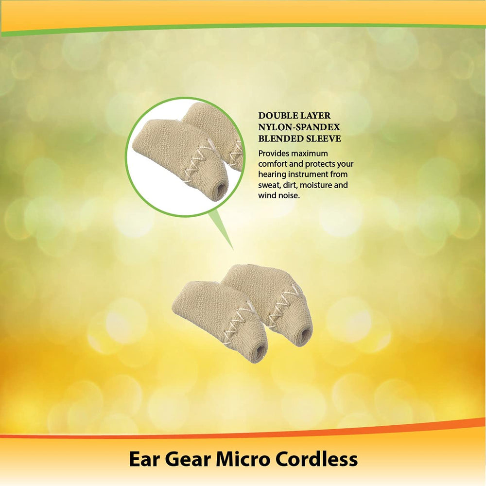 Micro Cordless – Protect Hearing Aids or Hearing Amplifiers from Dirt, Sweat, Moisture, Wind – Fits Hearing Instruments up to 1”