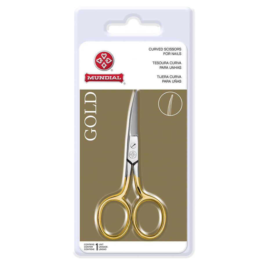 Gold Scissors 3 1/2 Curved Blades