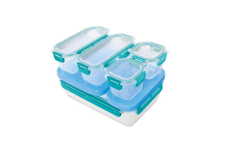 LunchBlox Leak-Proof Entree Lunch Container Kit, Large, Blue