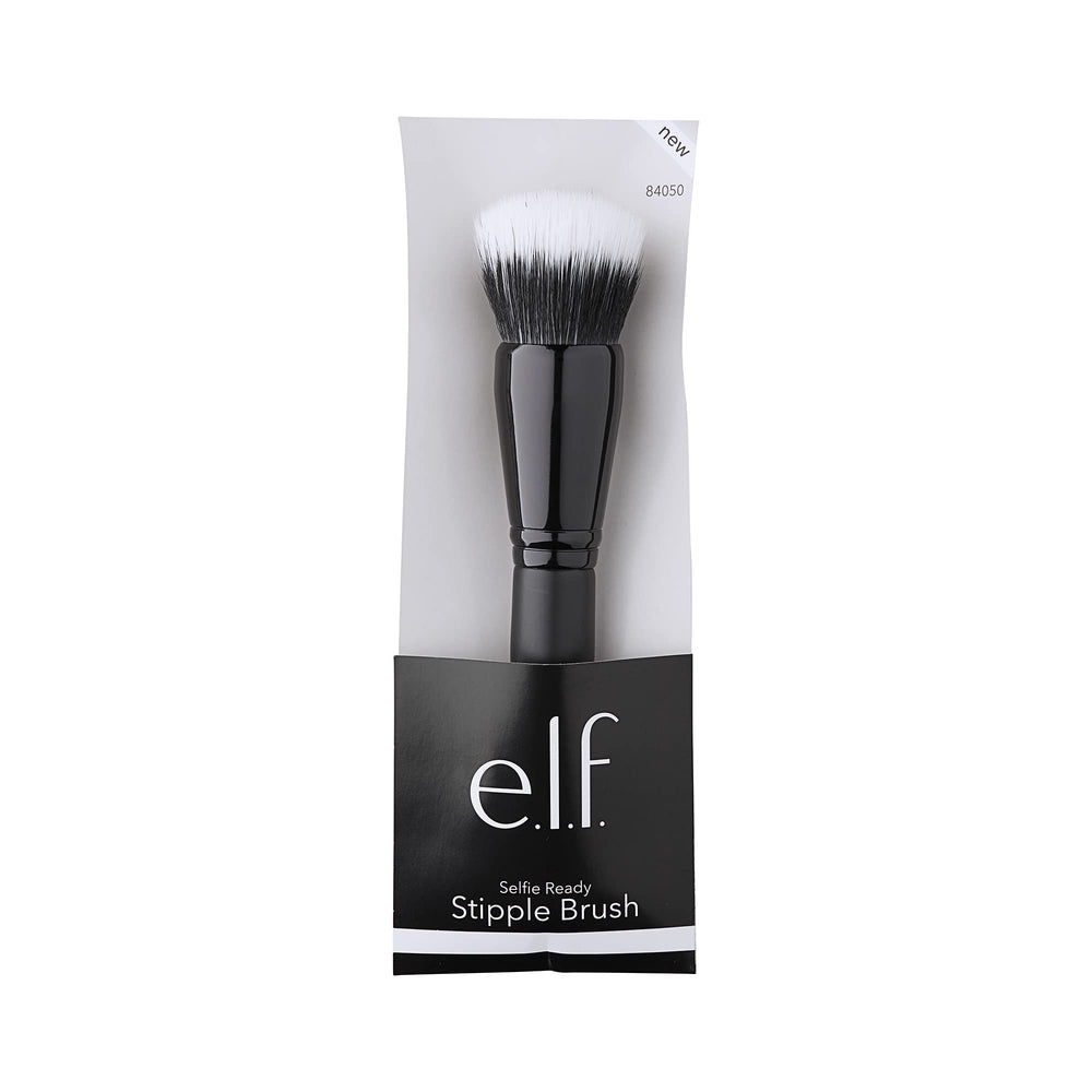 Domed Stipple Brush, Makeup Brush For Blending Product Into Skin, Creates A Soft Focus Effect, Made With Synthetic Bristles