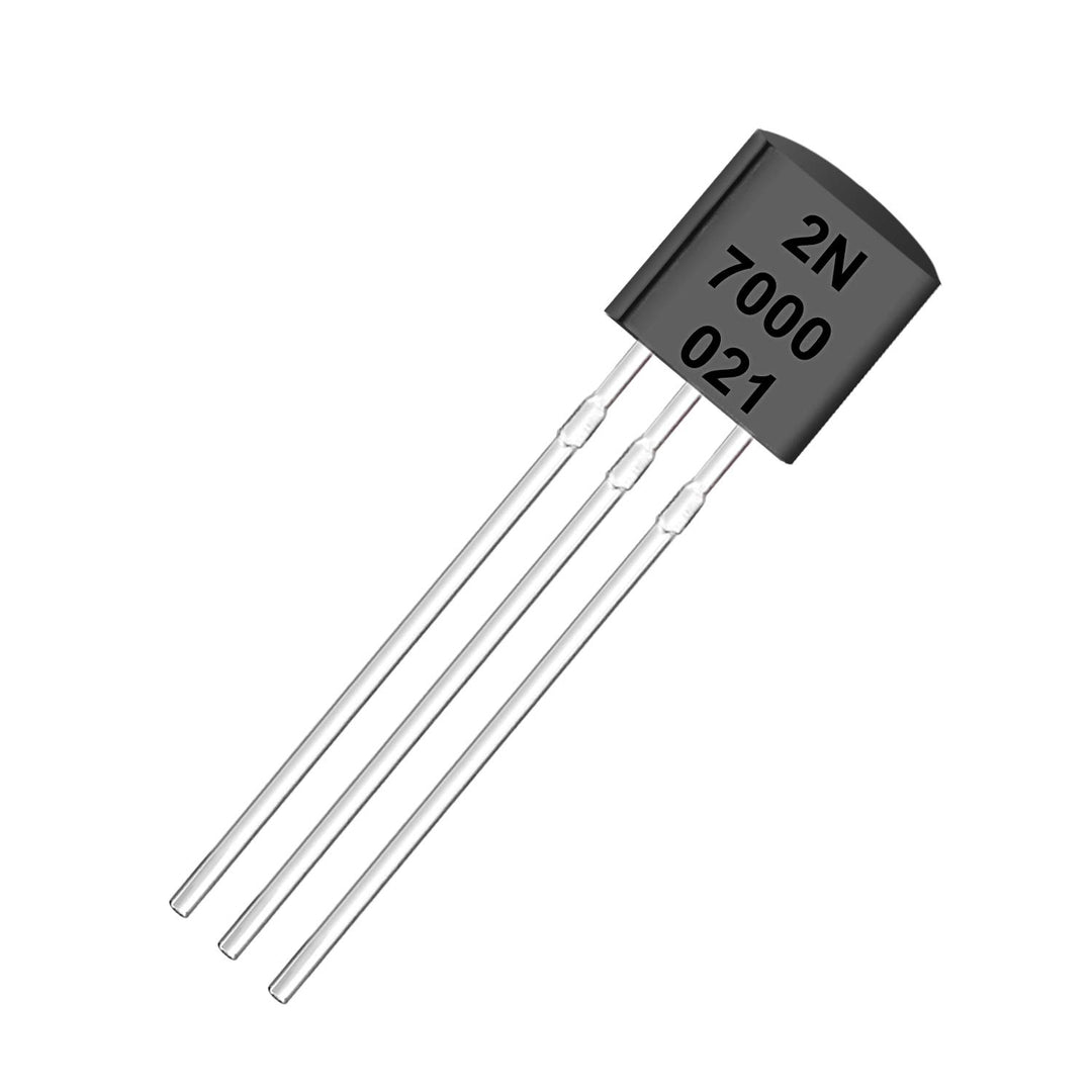 Chanzon 2N7000 TO-92 NMOS MOS N-Channel Power MOSFET Transistor, Ideal for Electronic Circuits (Pack of 100pcs)