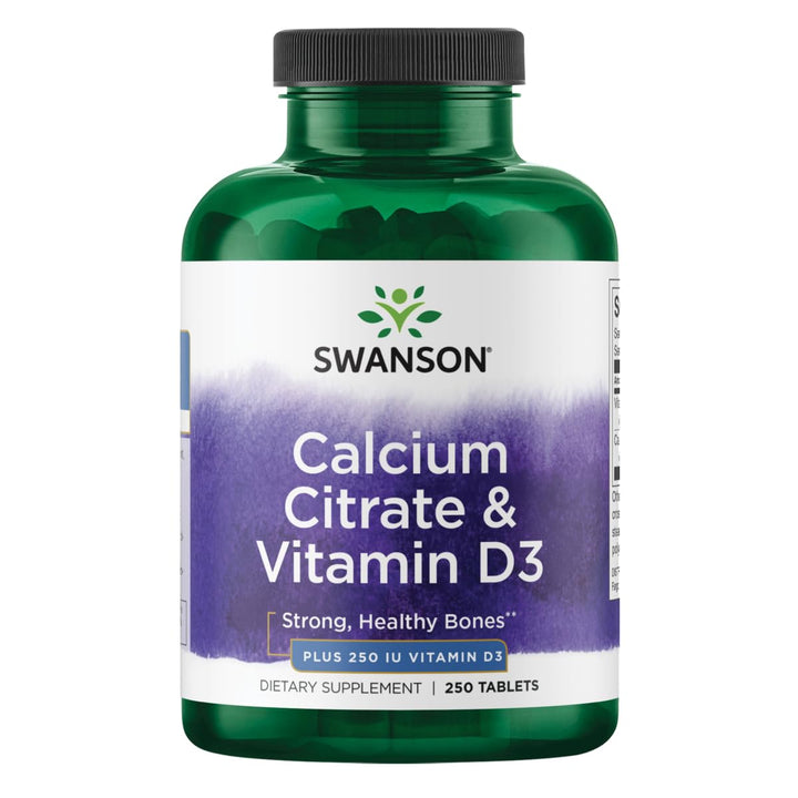 Calcium Citrate & Vitamin D 250 Tabs