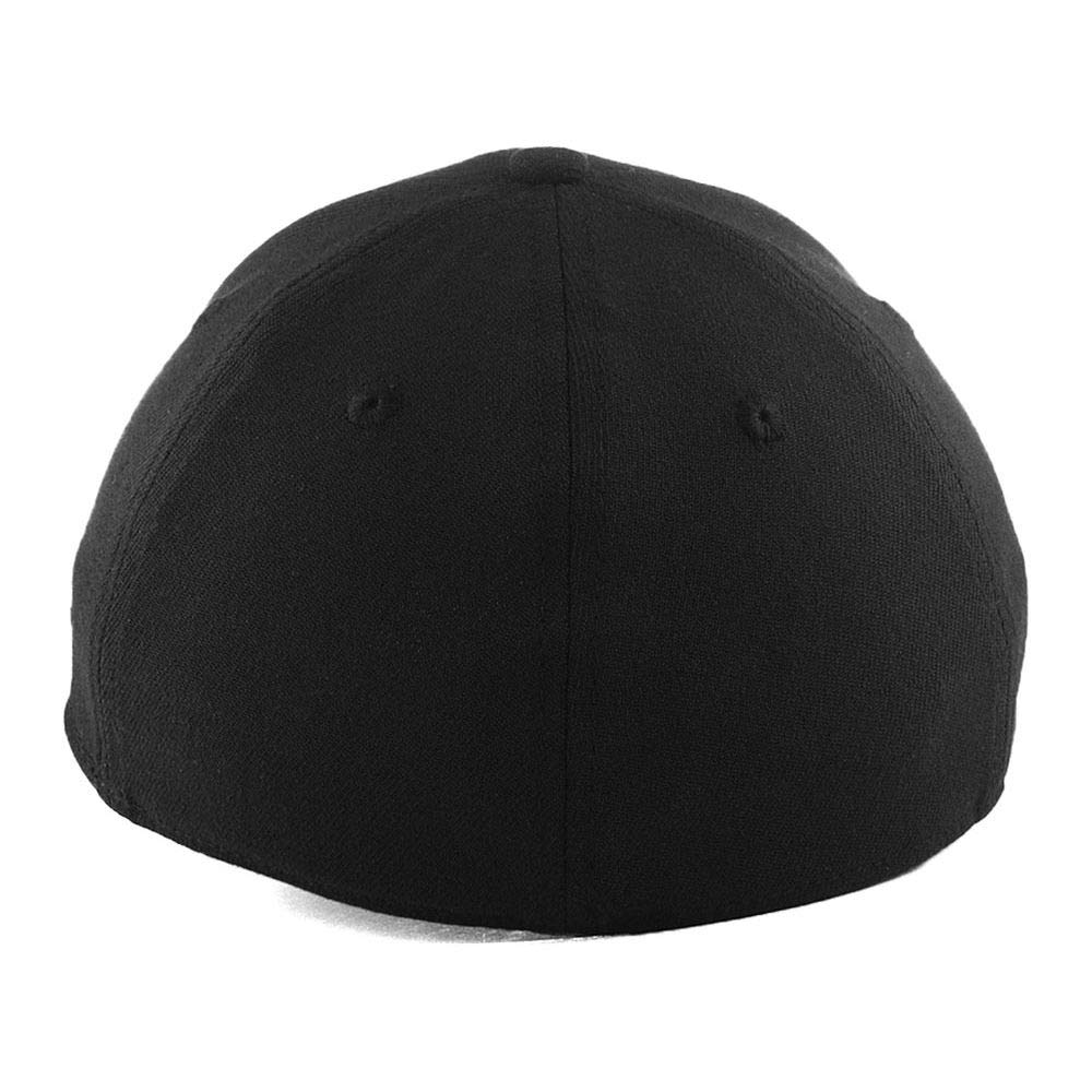 Blank Custom 39THIRTY Stretch-Fitted Cap (BLK, M/L)