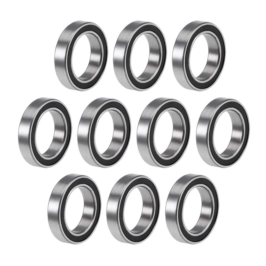 6701-2RS Deep Groove Ball Bearings Z2 12mm x 18mm x 4mm Double Sealed Chrome Steel 10pcs