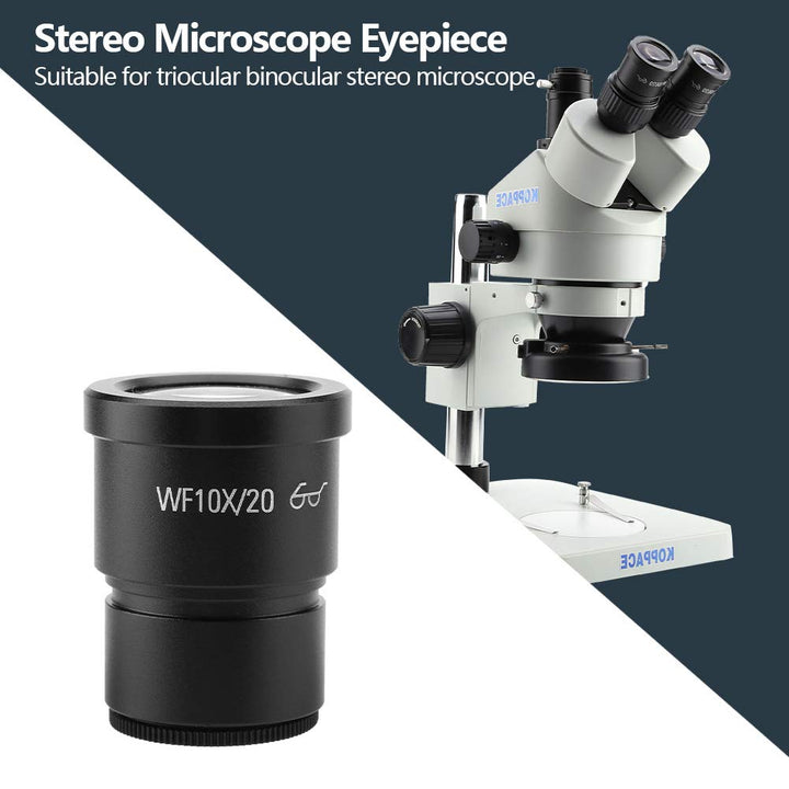 Microscope Lens 10X Telescope Accessories Eyepieces Wide Field Stereo Microscope Eyepieces Mounting Size 30mm