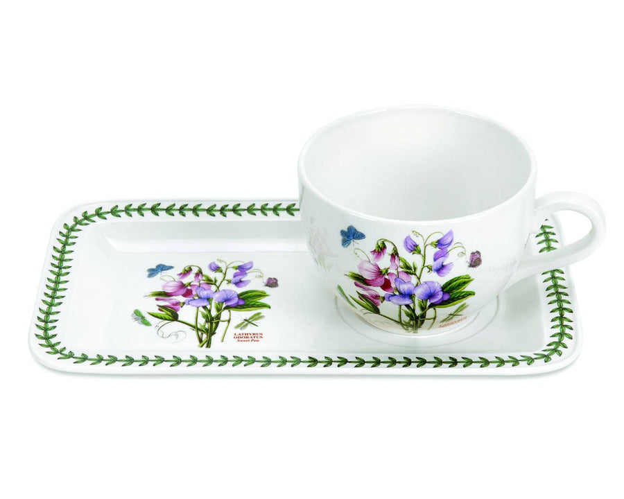 Botanic Garden Soup and Sandwich Set, Fine China Dinnerware