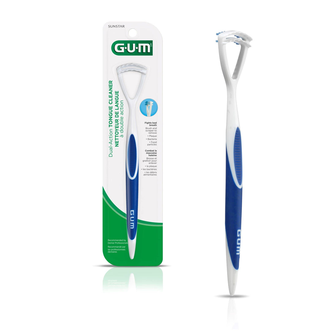 - 760RB Dual Action Tongue Cleaner Brush and Scraper (Colors May Vary)