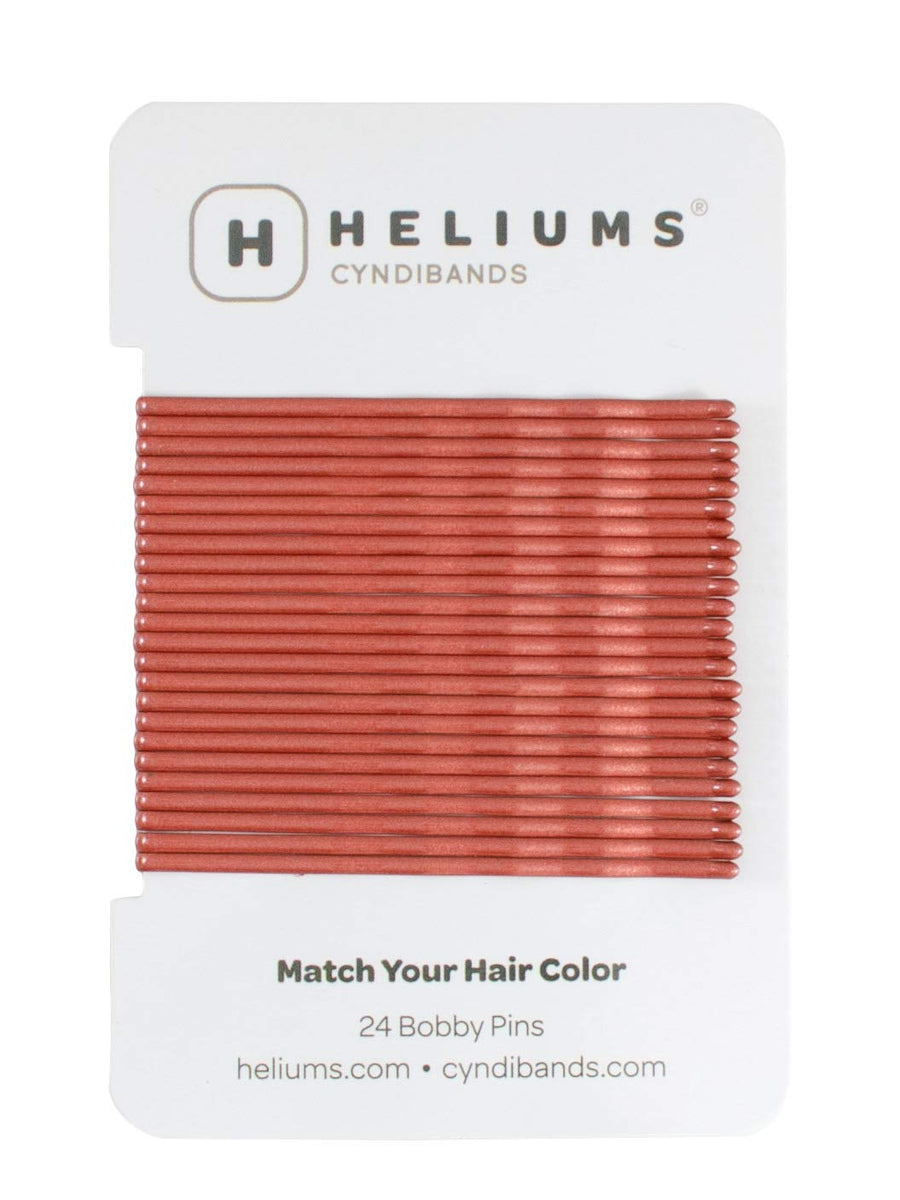 Large Bobby Pins - Auburn Red - 2.5 Inch Extra Long Wavy Hair Pins - 24 Pack