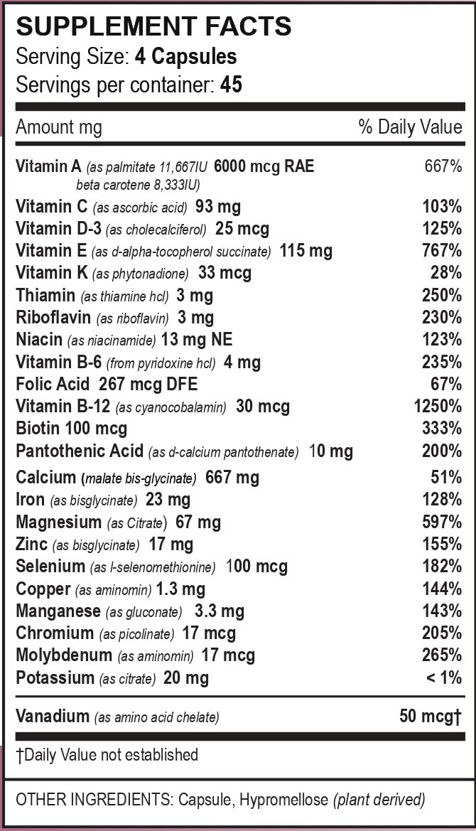 , Bariatric Multivitamins, Multi-Standard Formula – 180 Count