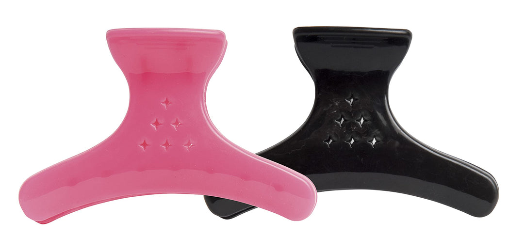 DEC012 Butterfly Clamp, Pink And Black
