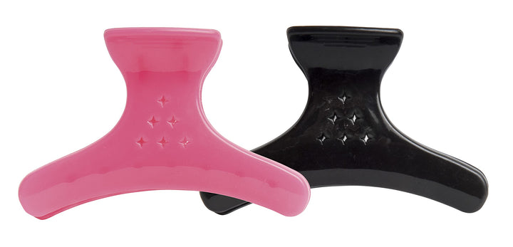 DEC012 Butterfly Clamp, Pink And Black