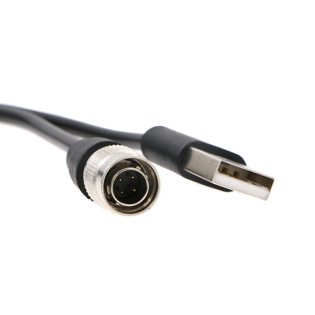 Hirose-USB-Cable-Zoom-Zaxcom-Boost DC 12V USB to Hirose 4 Pin Power Cable for Sound Devices 688 633| Zoom F4 F8| Zaxcom 1M