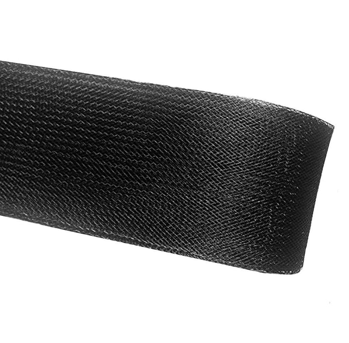 Stiff Horsehair Braid 3 Inch Wide 25 Yards for Polyester Boning Sewing Wedding Dress Dance Gowns Dress Accessories, Black