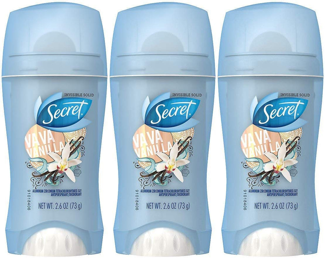 Pack of 3: Scent Expressions Va Va Vanilla Invisible Solid Antiperspirant & Deodorant 2.6 oz (Pack of 3)