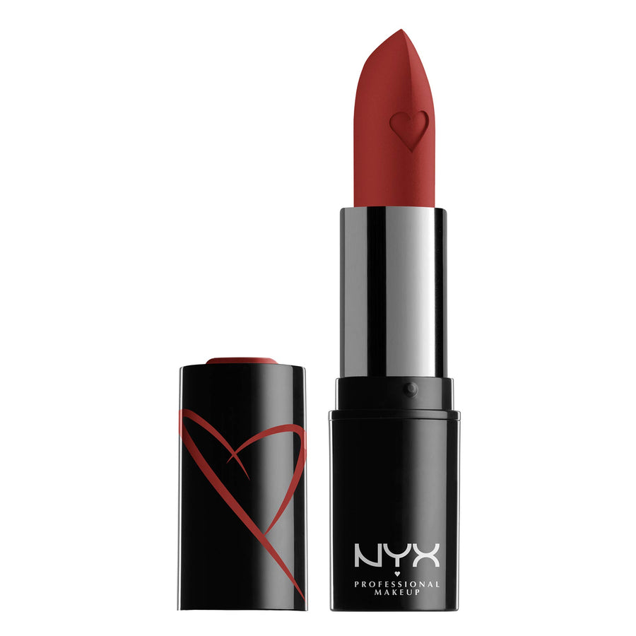 PROFESSIONAL MAKEUP Shout Loud Satin Lipstick, Infused With Shea Butter - Hot In Here (Burnt Red)