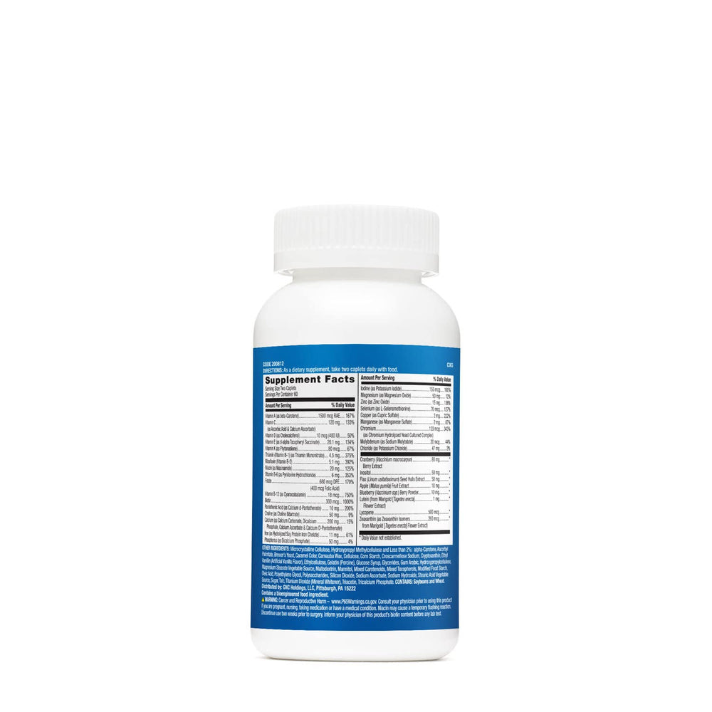 Milestones Teen Multivitamin for Boys 12-17, 120 Caplets, Supports Energy Production and Muscle Function