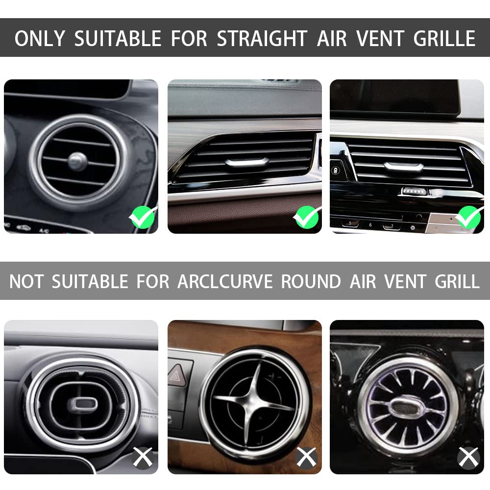 10 Pcs Bling Diamond Moulding Trim,Car Air Conditioner Vent Outlet Interior Decoration Seal Strip Strip Line for Women (White)