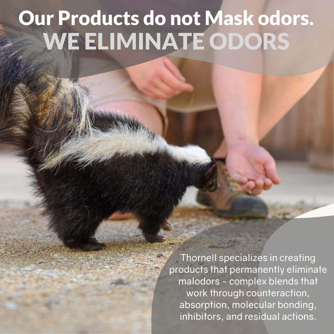 Skunk Off Odor eliminator pet spray 32oz - Safe for head & face - Ready to use skunk odor remover. Non-enzymatic formula safe for pets & people.