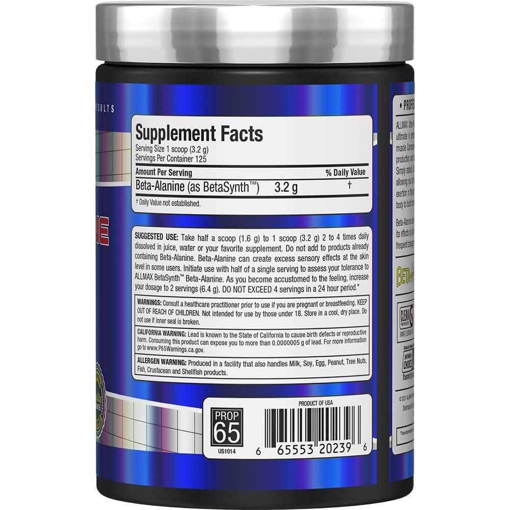 Beta-Alanine, 14.11 oz (400 g)