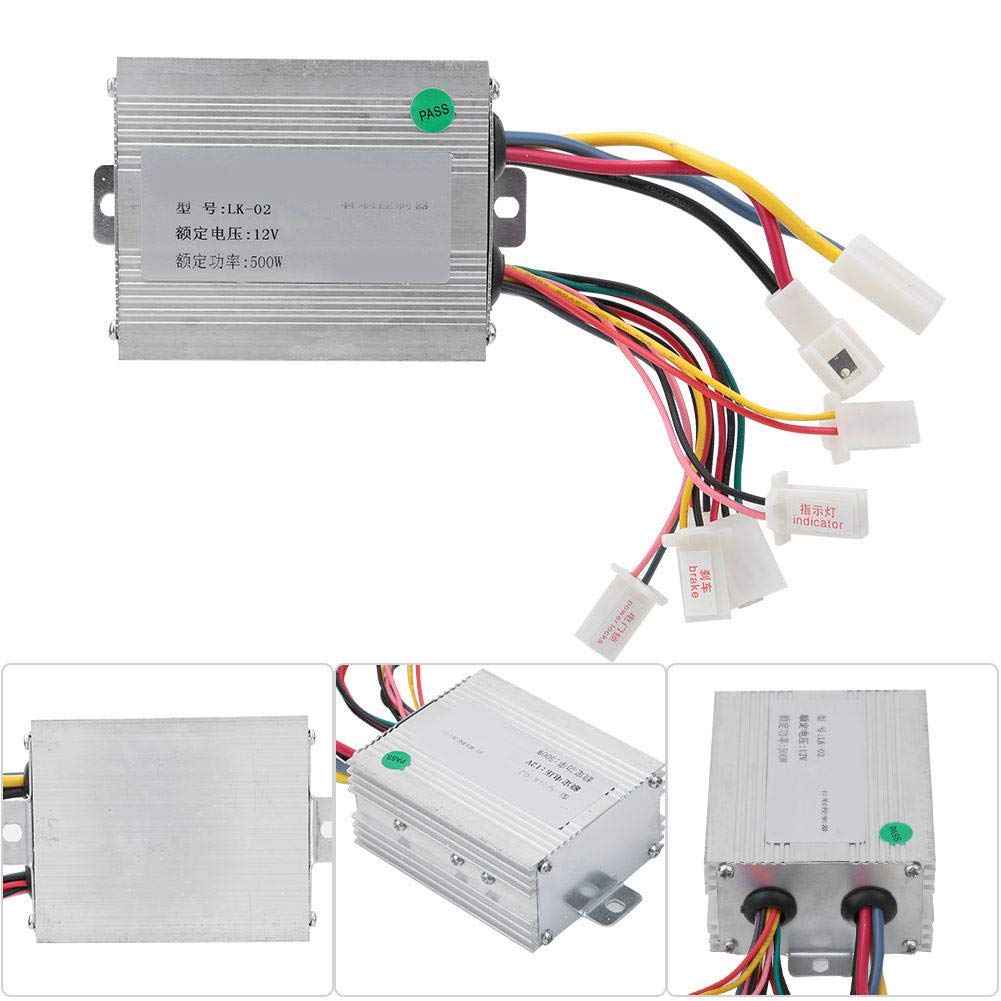 12V 500W Motor Controller Electric Bike Brush Controller DC Motor Speed Control E Bike Brushed Controller