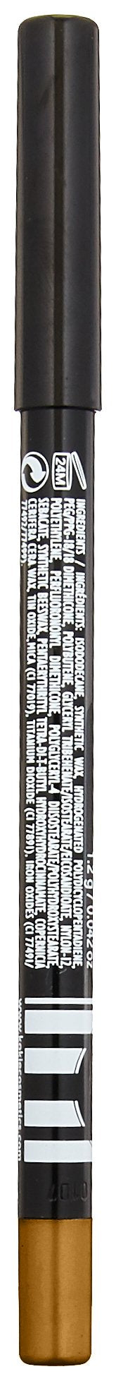 Cosmetics Waterproof Velvet Smooth Eyeliner Pencil, Gilded Gold, 0.042 Ounce