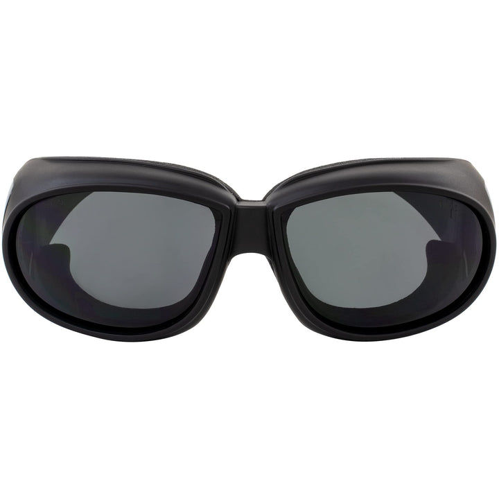 Outfitter Padded Fit-Over Motorcycle Safety Sunglasses (Smoke Lens)