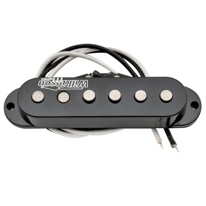 Wilkinson Vintage Tone Alnico V Single Coil Neck Pickup for Strat Style Guitar, White