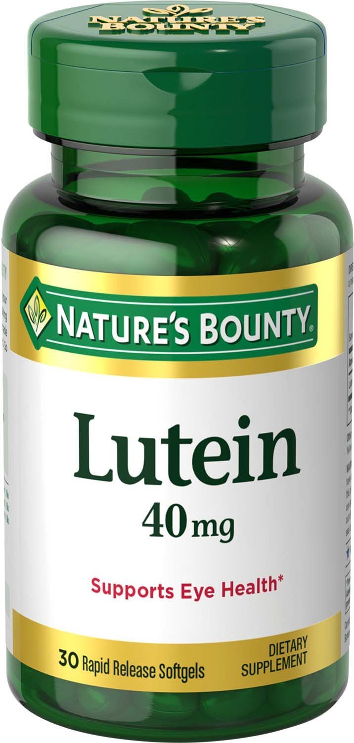 Lutein Pills, Eye Health Supplements and Vitamins, Support Vision Health, 40 mg, 30 Softgels