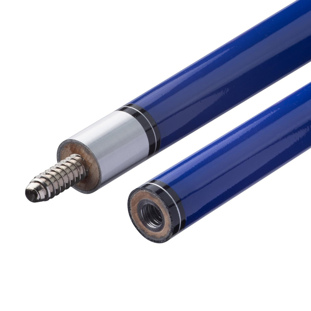Graphstrike 58 2-Piece Fiberglass Graphite Composite Billiard/Pool Cue, Blue