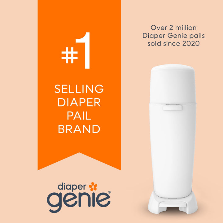 Bags Refills 270 (Pack of 8) Clean Laundry Scent | Diaper Pail Refills with Max Odor Lock | Holds up to 2160 Newborn Diapers