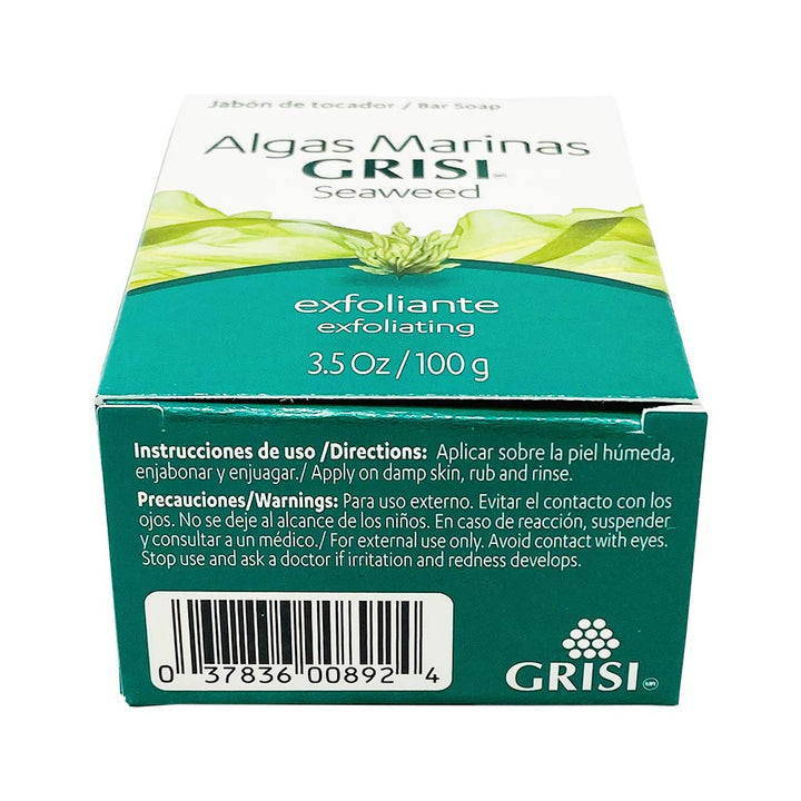 Natural Seaweed Soap Algas Marinas - 3.5 Oz.