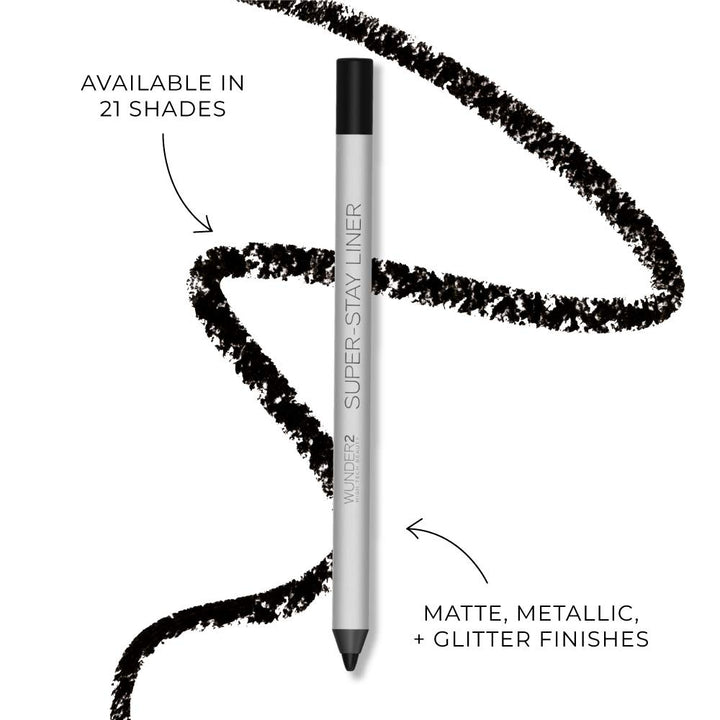 WUNDER2 SUPER-STAY LINER Long-Lasting & Waterproof Colored Eyeliner, Metallic Rose Gold