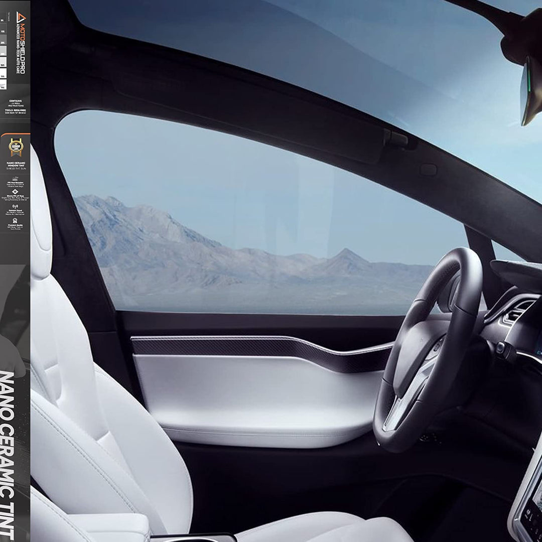DIY- Premium Nano Ceramic Tint (75% VLT) 36” in x 5’ ft Roll | Professional Window Film for Auto, Reduce Infrared Heat & Block UV by 99%