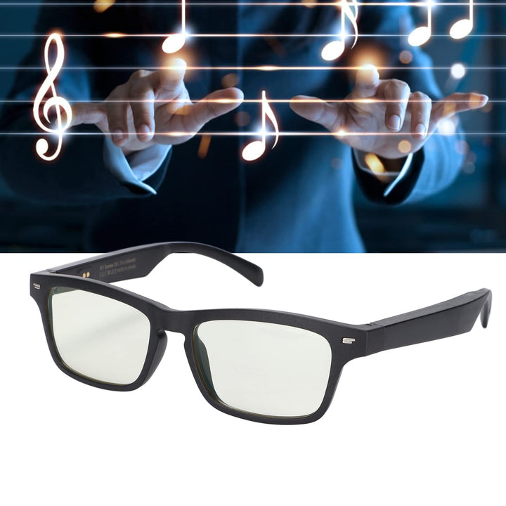 Smart Glasses Wireless Bluetooth Audio Sunglasses Open Ear Music Hands Free Calling,IPX7 Waterproof Wireless Bluetooth Sunglasses,Glasses for Driving,for Men and Women