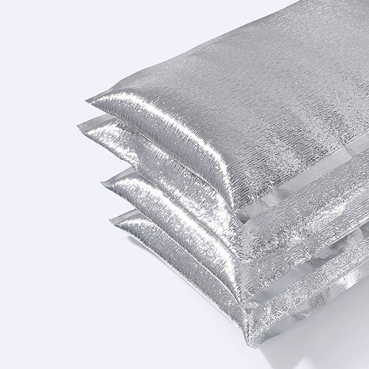 Reusable Insulation Bags Thermal Box Liners Metalized Box Liners Lunch Food Box Shopping Bag Insulation Lining Waterproof Insulation Package (25 Pack/ 8 In x 11 In)…