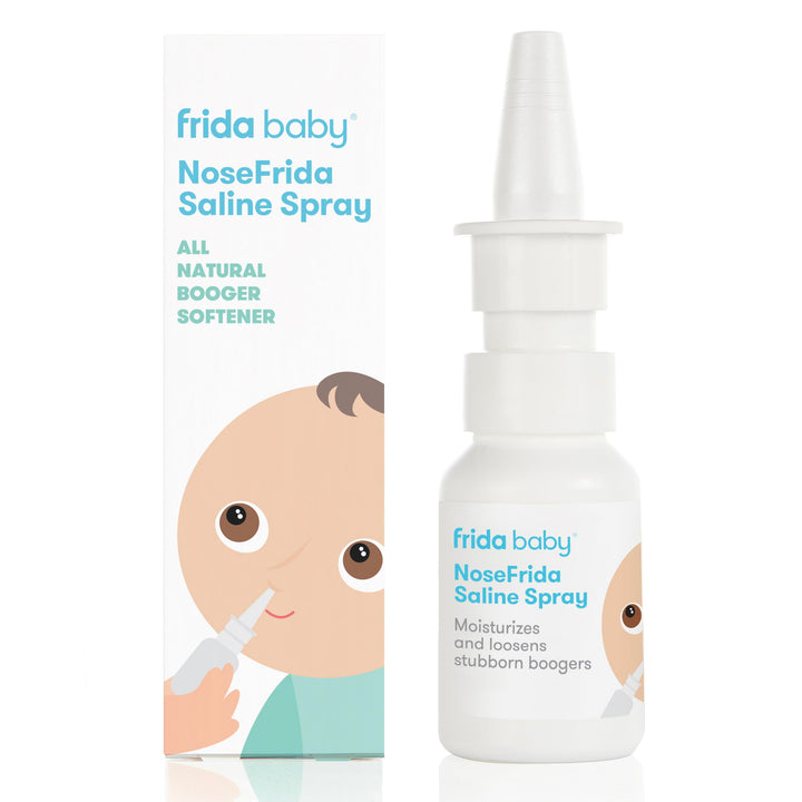NoseFrida Saline Mist Spray, Baby Saline Nasal Spray, Nasal Spray Decongestant to Soften Nasal Passages, Baby Saline Spray for Congestion Relief, 0.68 fl.oz.