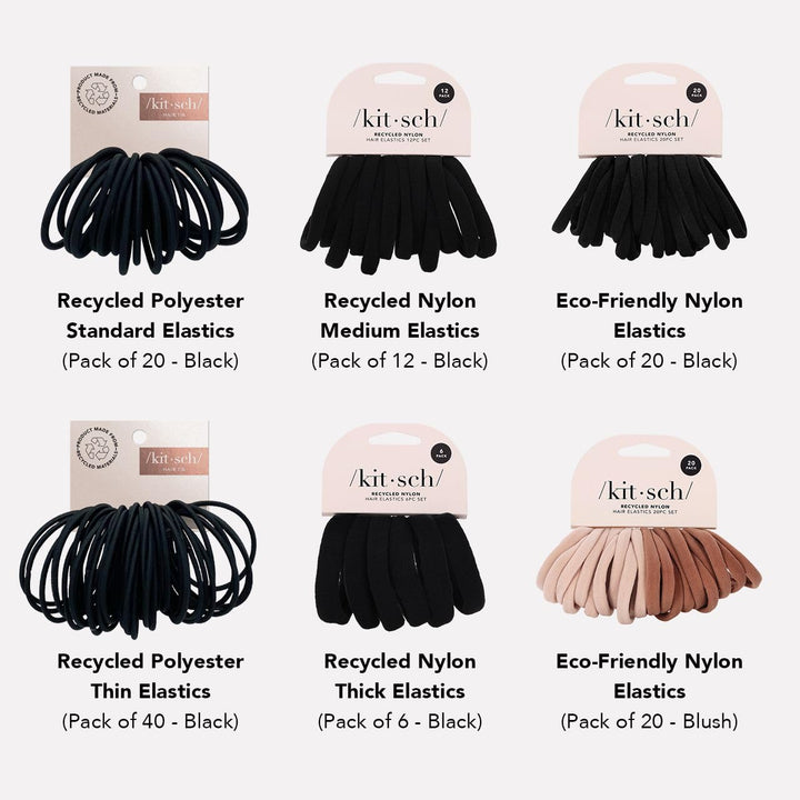 Blush Nylon Elastics 20 Pc Set, 20 EA