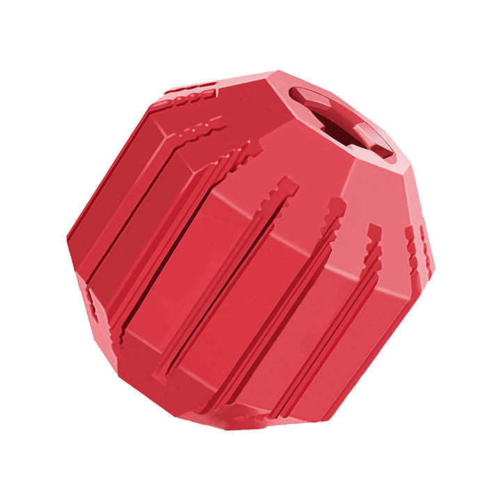 Stuff-A-Ball - Durable, Natural Rubber Chew Toy for Dogs - Dental Health Pet Toy for Chewing & Teeth Cleaning - Stuffable for Treats & Snacks - for Small Dogs