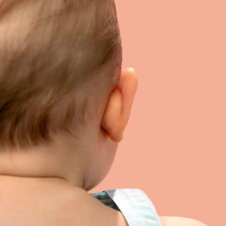 Baby - 8 Count Discreet Protruding Ear Corrector for Babies with Baby Cap - Ear Support Baby Items for Correction of Large Ears from 3 Months