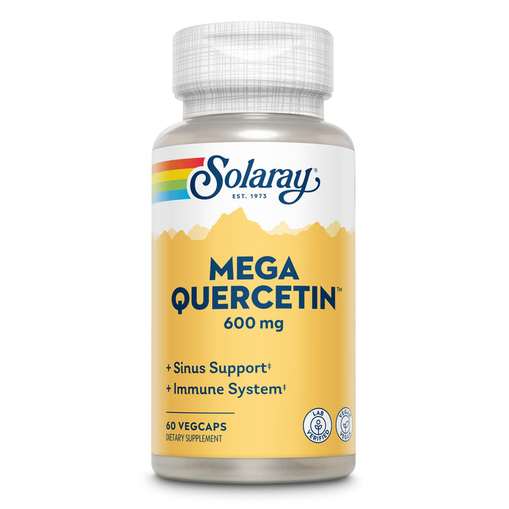 Mega Quercetin Healthy Cells, Heart, Circulatory & Respiratory System Support Bioflavonoids & AMPK Activator Non-GMO, Vegan 60 VegCaps